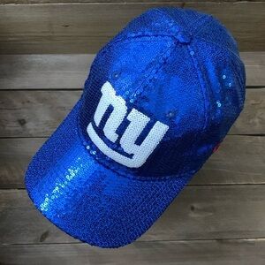 Victoria's Secret Pink Limited Edition NFL NEW YORK GIANTS NFL baller CAP HAT